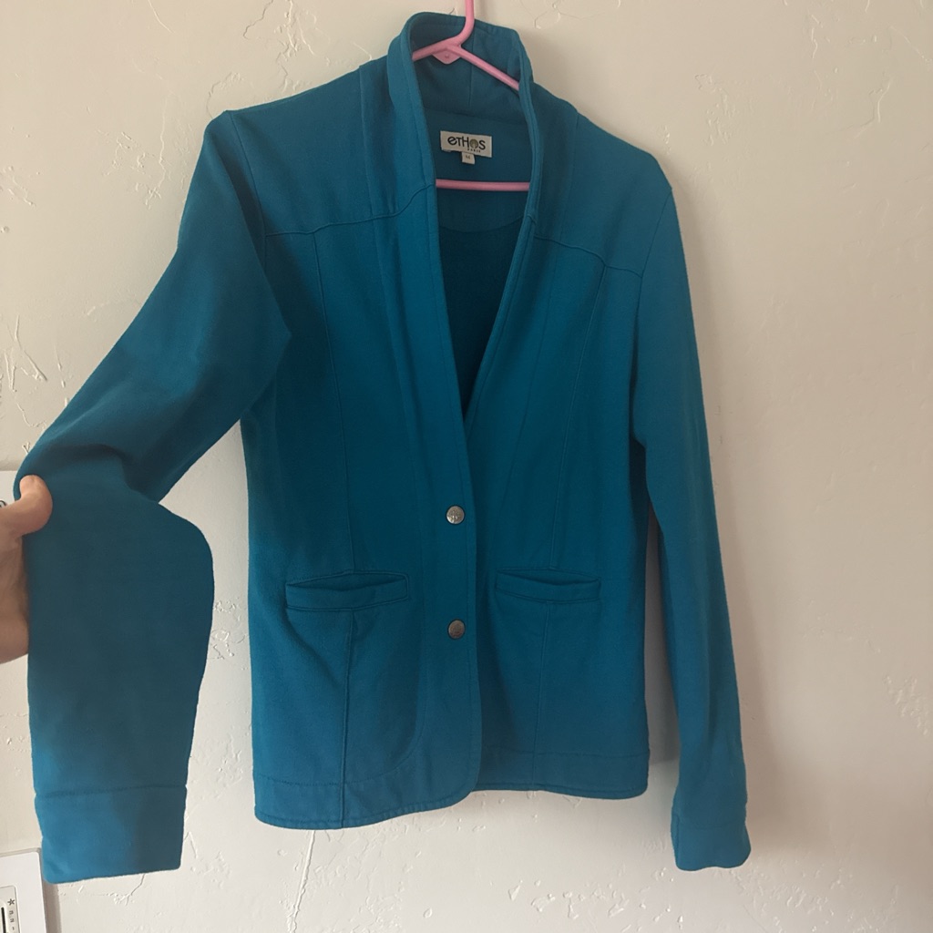 Women's Ethos Organic Cotton Blazer Jacket Size M